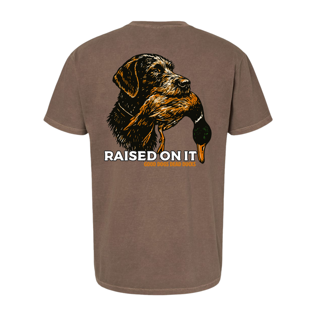 Good Dogs Dead Ducks | Heavy Weight Premium Tee | Brown Waterfowl Design