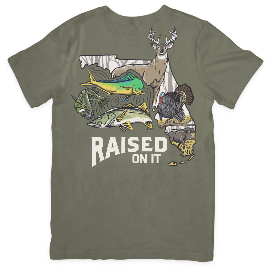 Florida Sportsman Tee | Olive + Black | Unisex Short-Sleeve Comfort Tee