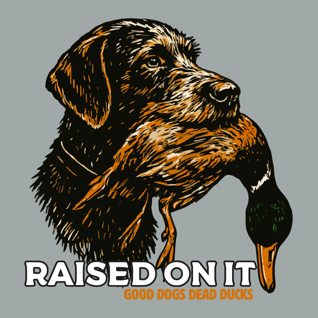 Good Dogs Dead Ducks | Long Sleeve Performance Hoodie | Steel Grey