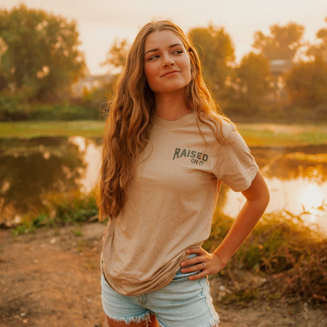 Florida Dyin' Breed Airboat | Sand | Unisex Short-Sleeve Comfort Tee