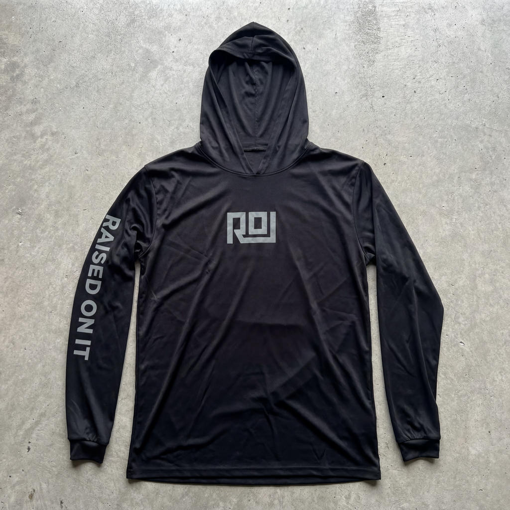 Midnight Rider | ROI Performance Hoodie | Midnight Black