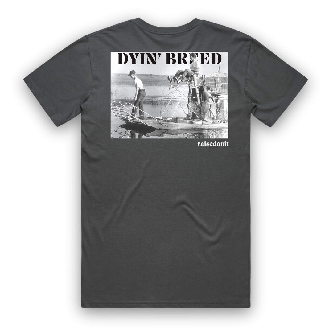 Dyin' Breed Real Moment Tee | Charcoal | Unisex Short Sleeve Comfort Tee