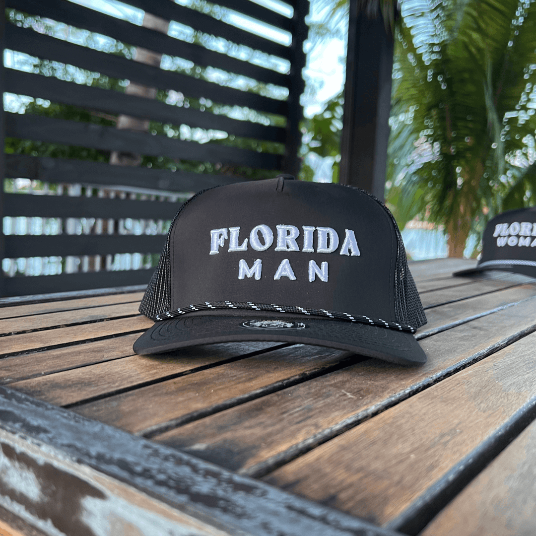 Florida Man | Embroidered Trucker Hat | Performance Hats