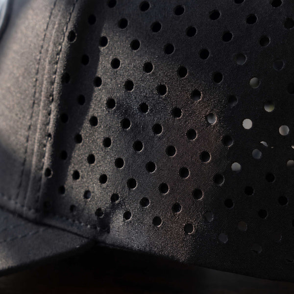 Raised On It | America 250 | Blackout Performance Hat — No Side Patch