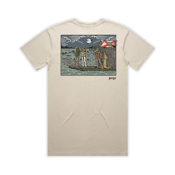 Florida Dyin' Breed Airboat | Sand | Unisex Short-Sleeve Comfort Tee