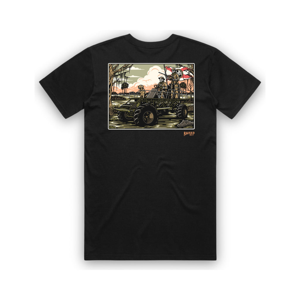 Swamp Buggy Tee | Black | Unisex Short Sleeve Comfort Tee