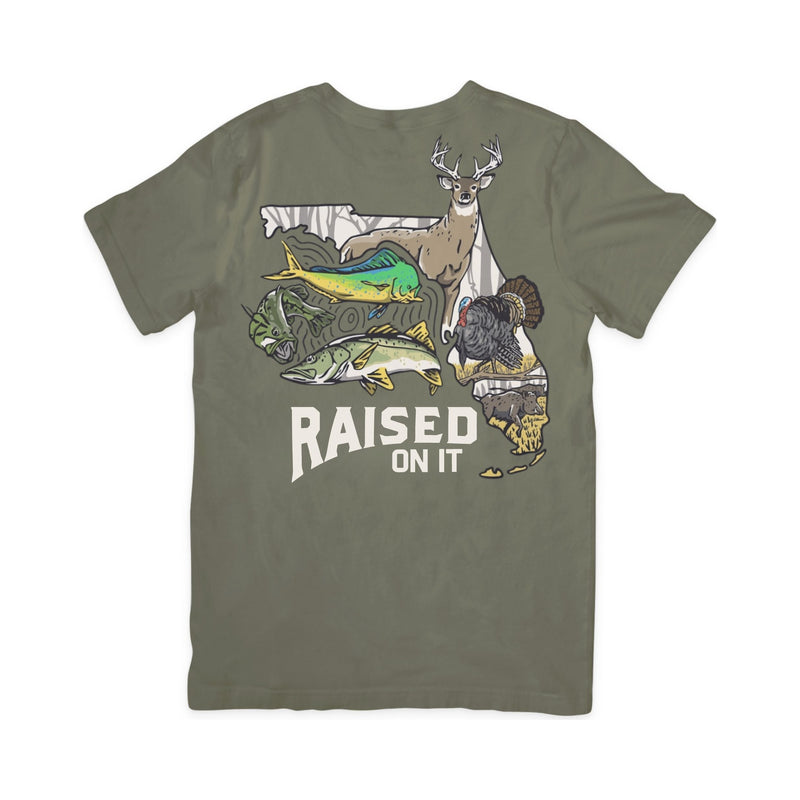 Florida Sportsman Tee | Olive + Black | Unisex Short-Sleeve Comfort Tee